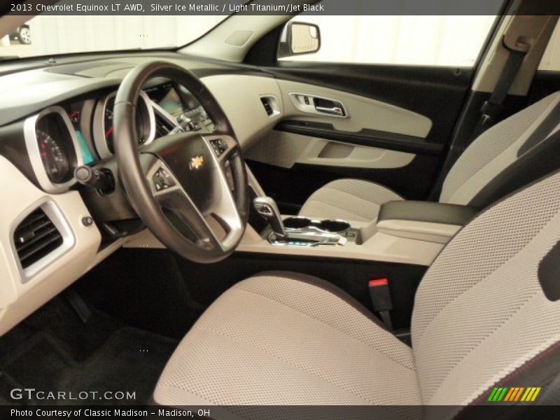 Silver Ice Metallic / Light Titanium/Jet Black 2013 Chevrolet Equinox LT AWD