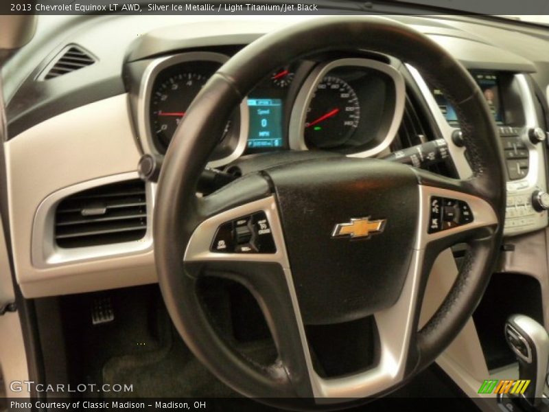 Silver Ice Metallic / Light Titanium/Jet Black 2013 Chevrolet Equinox LT AWD
