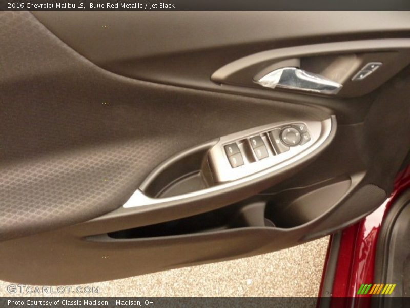 Butte Red Metallic / Jet Black 2016 Chevrolet Malibu LS