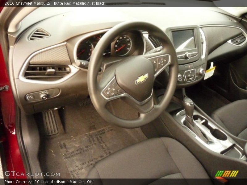 Butte Red Metallic / Jet Black 2016 Chevrolet Malibu LS