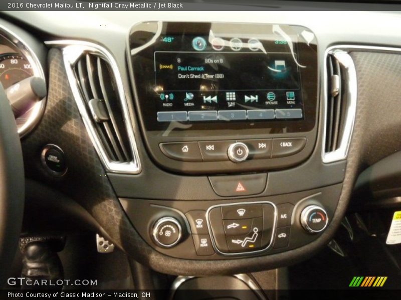 Nightfall Gray Metallic / Jet Black 2016 Chevrolet Malibu LT