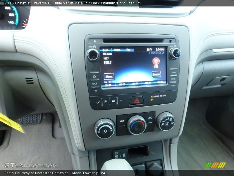 Blue Velvet Metallic / Dark Titanium/Light Titanium 2016 Chevrolet Traverse LS
