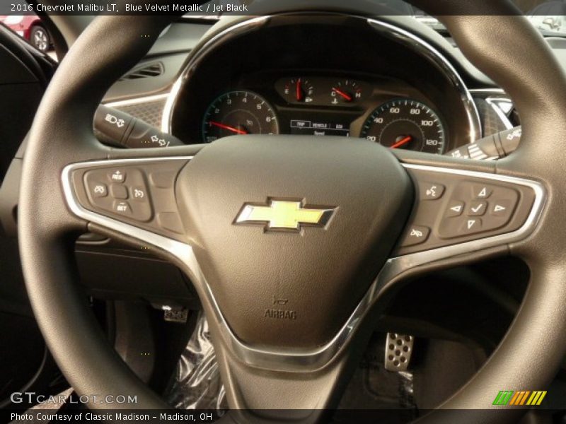 Blue Velvet Metallic / Jet Black 2016 Chevrolet Malibu LT