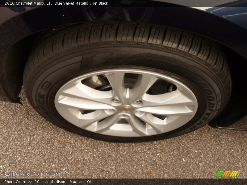 Blue Velvet Metallic / Jet Black 2016 Chevrolet Malibu LT