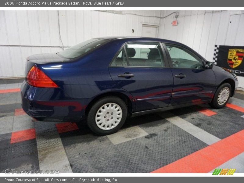 Royal Blue Pearl / Gray 2006 Honda Accord Value Package Sedan