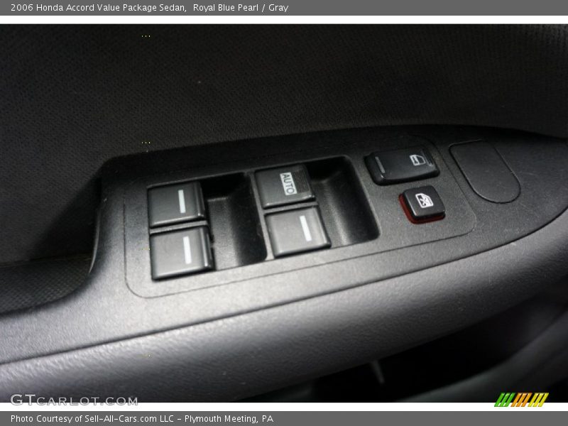Royal Blue Pearl / Gray 2006 Honda Accord Value Package Sedan