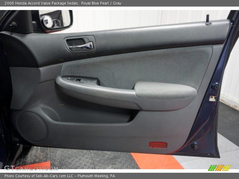 Royal Blue Pearl / Gray 2006 Honda Accord Value Package Sedan