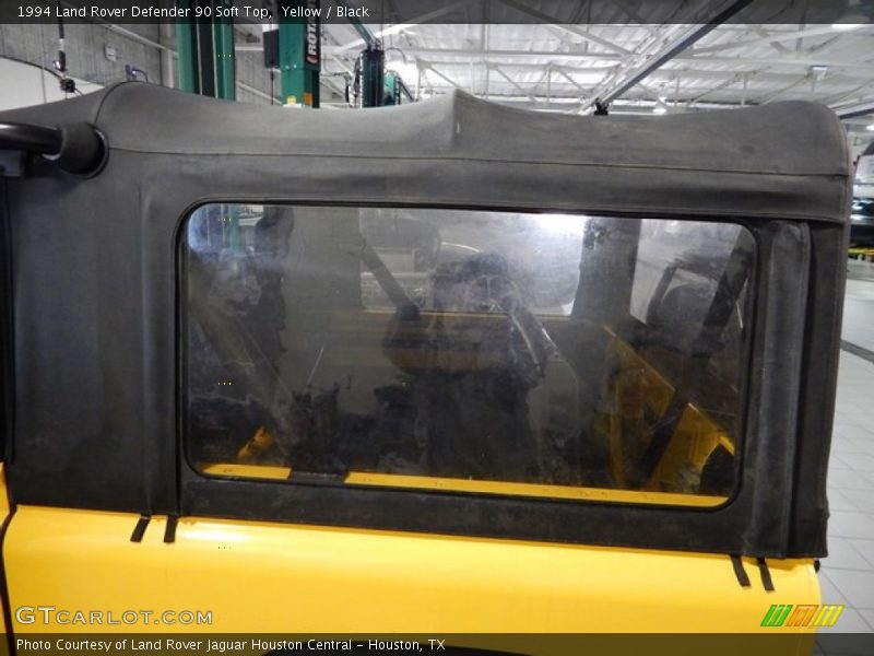 Yellow / Black 1994 Land Rover Defender 90 Soft Top