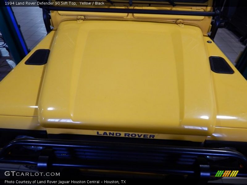 Yellow / Black 1994 Land Rover Defender 90 Soft Top