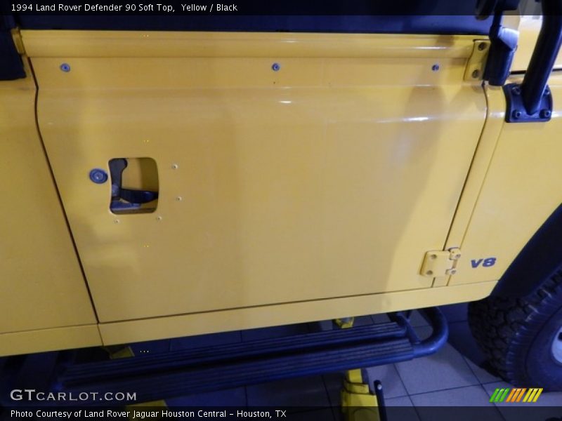 Yellow / Black 1994 Land Rover Defender 90 Soft Top