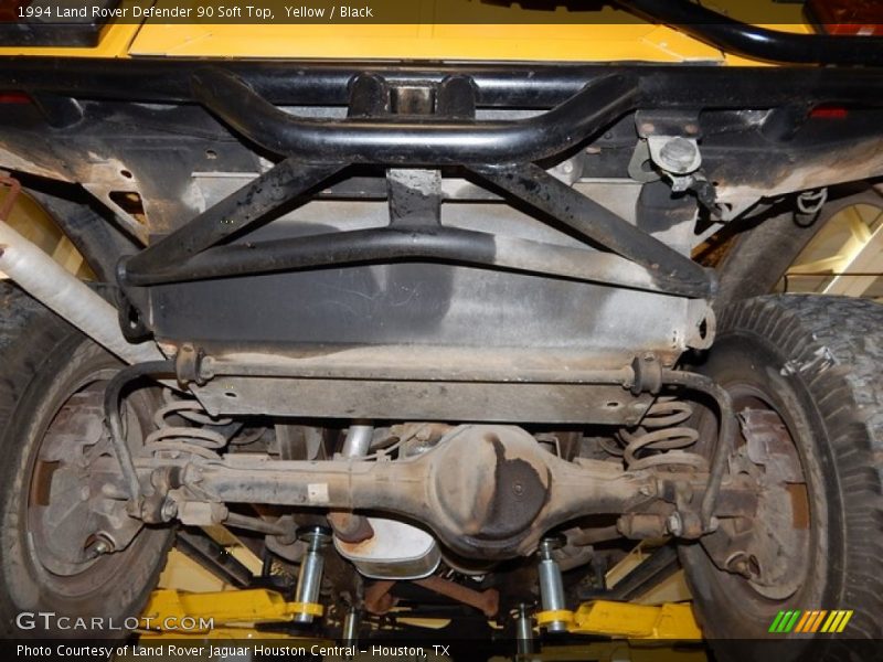 Yellow / Black 1994 Land Rover Defender 90 Soft Top