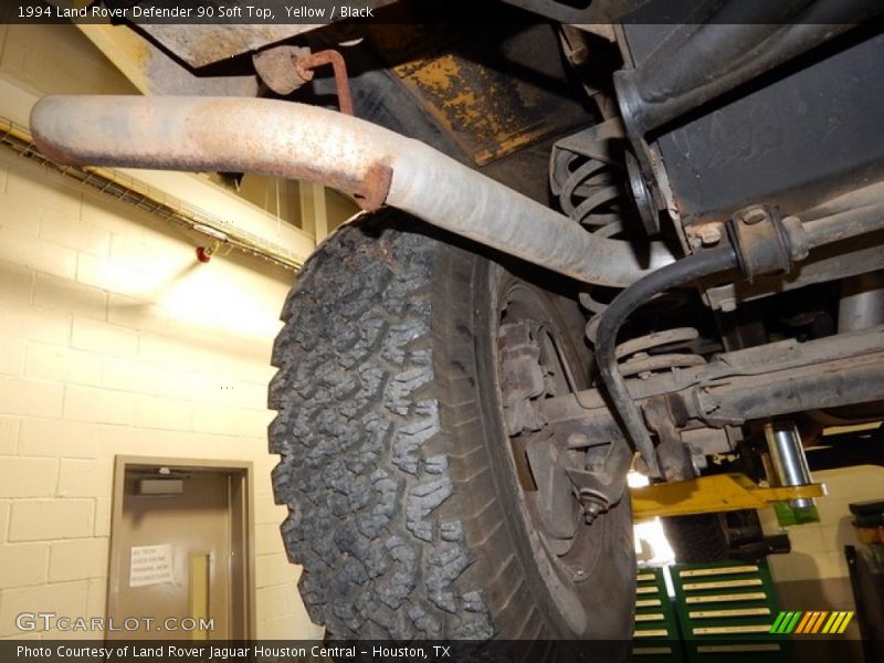Yellow / Black 1994 Land Rover Defender 90 Soft Top
