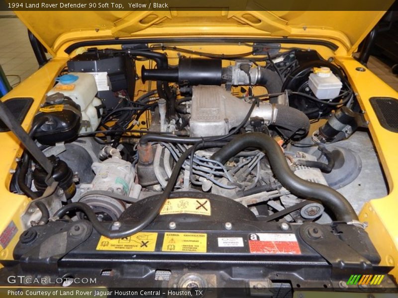 Yellow / Black 1994 Land Rover Defender 90 Soft Top