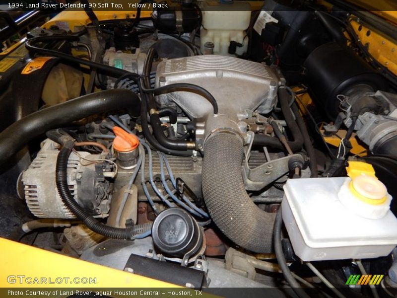 Yellow / Black 1994 Land Rover Defender 90 Soft Top