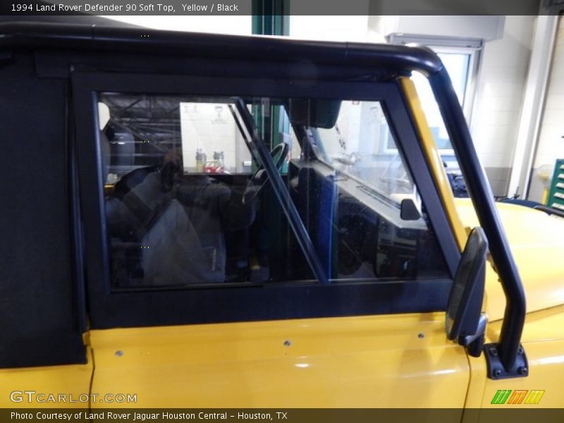 Yellow / Black 1994 Land Rover Defender 90 Soft Top