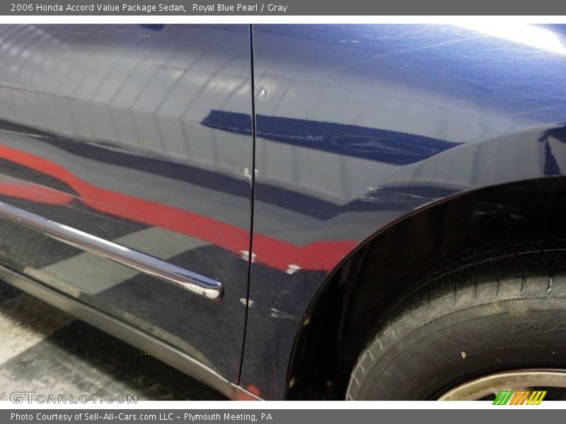 Royal Blue Pearl / Gray 2006 Honda Accord Value Package Sedan