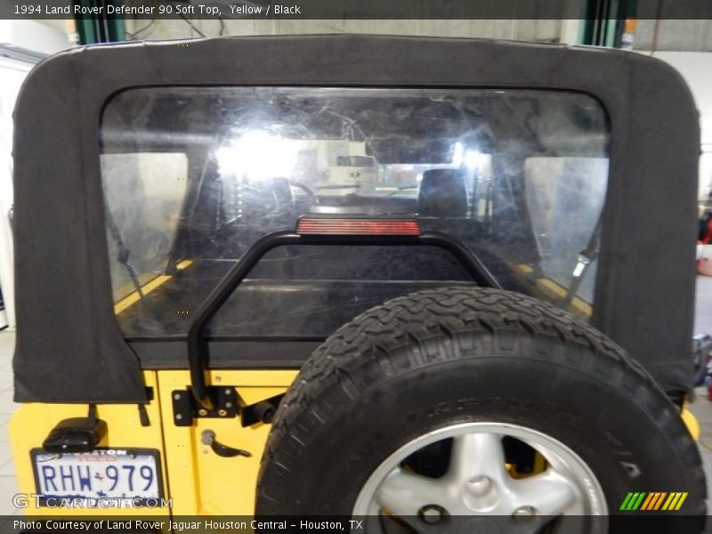 Yellow / Black 1994 Land Rover Defender 90 Soft Top
