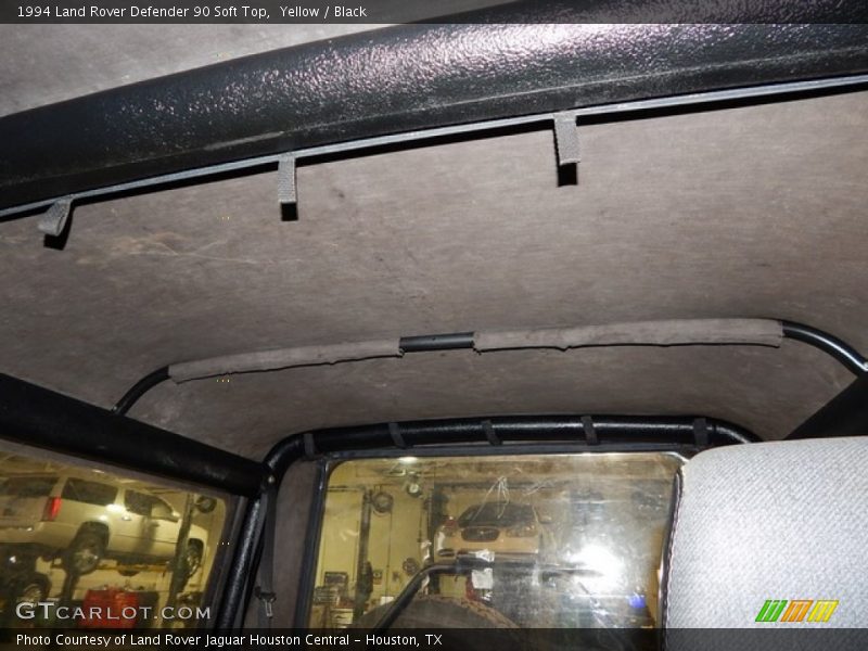 Yellow / Black 1994 Land Rover Defender 90 Soft Top