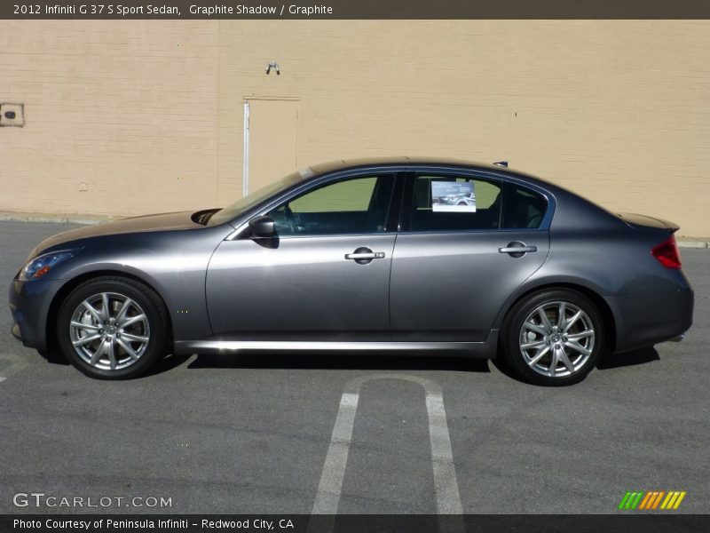 Graphite Shadow / Graphite 2012 Infiniti G 37 S Sport Sedan