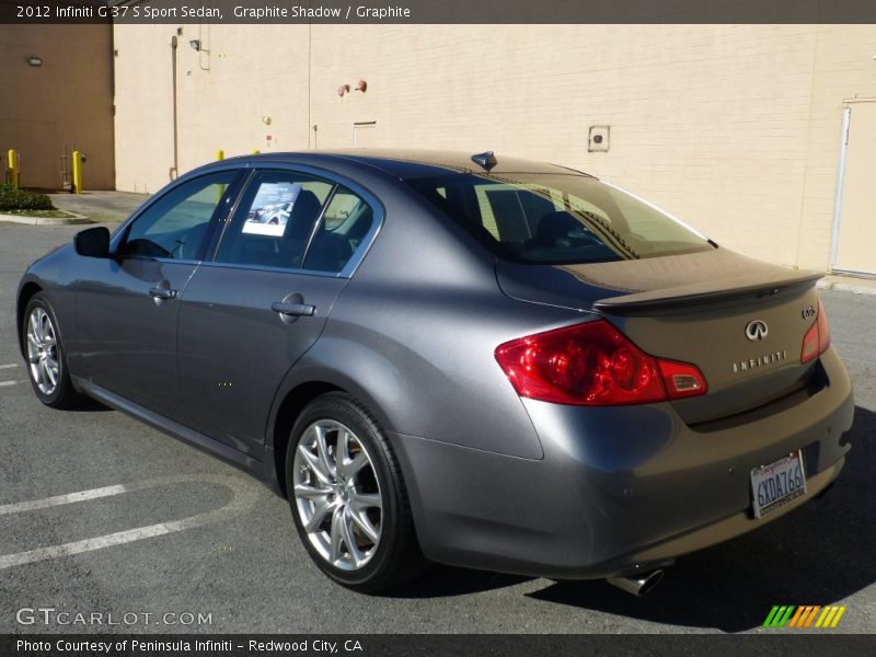 Graphite Shadow / Graphite 2012 Infiniti G 37 S Sport Sedan