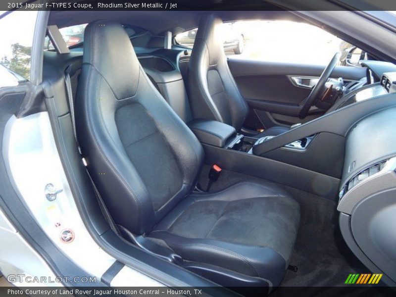 Rhodium Silver Metallic / Jet 2015 Jaguar F-TYPE S Coupe