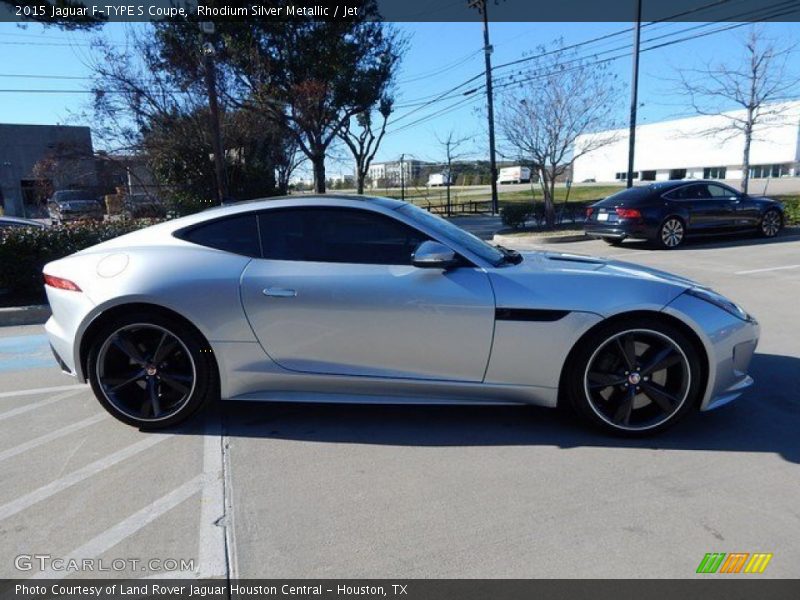 Rhodium Silver Metallic / Jet 2015 Jaguar F-TYPE S Coupe