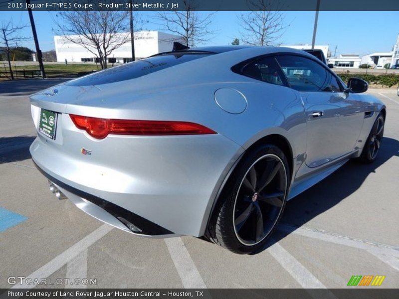Rhodium Silver Metallic / Jet 2015 Jaguar F-TYPE S Coupe