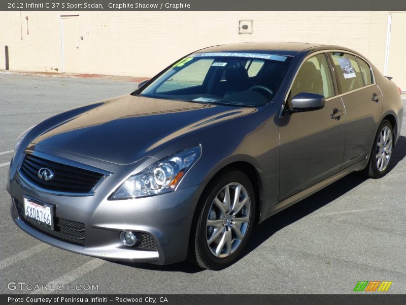 Graphite Shadow / Graphite 2012 Infiniti G 37 S Sport Sedan