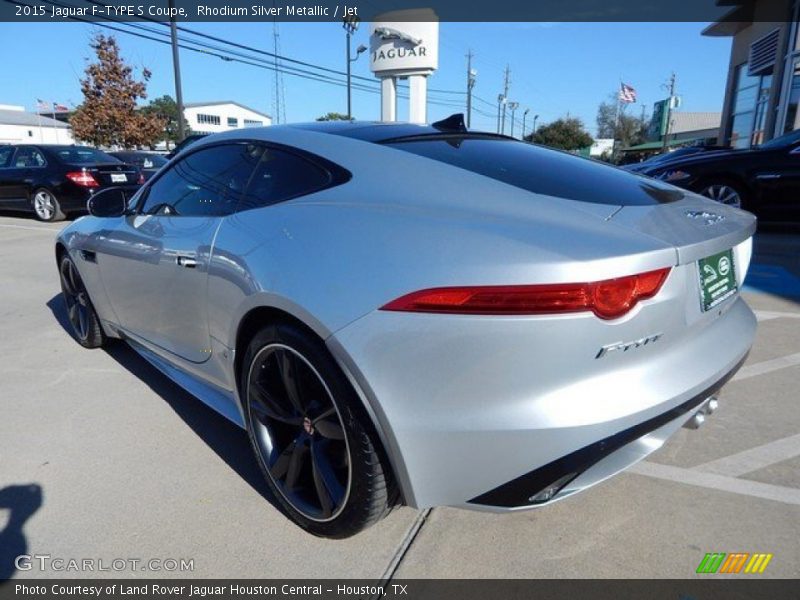 Rhodium Silver Metallic / Jet 2015 Jaguar F-TYPE S Coupe