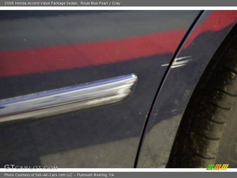 Royal Blue Pearl / Gray 2006 Honda Accord Value Package Sedan