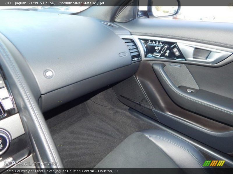 Rhodium Silver Metallic / Jet 2015 Jaguar F-TYPE S Coupe