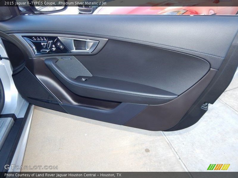 Rhodium Silver Metallic / Jet 2015 Jaguar F-TYPE S Coupe