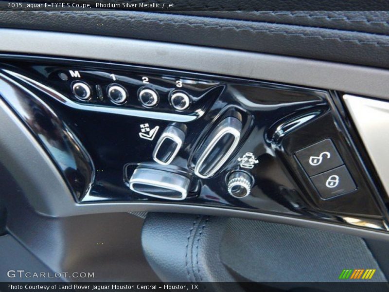 Rhodium Silver Metallic / Jet 2015 Jaguar F-TYPE S Coupe