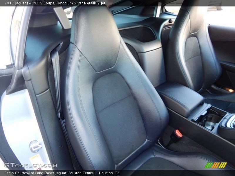 Rhodium Silver Metallic / Jet 2015 Jaguar F-TYPE S Coupe
