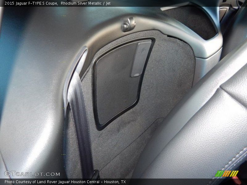 Rhodium Silver Metallic / Jet 2015 Jaguar F-TYPE S Coupe