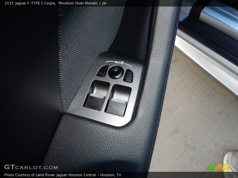 Rhodium Silver Metallic / Jet 2015 Jaguar F-TYPE S Coupe