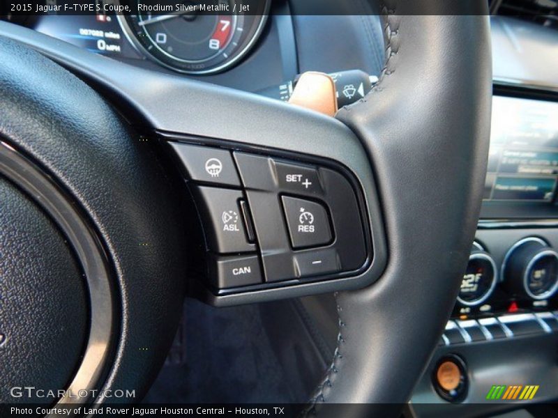 Rhodium Silver Metallic / Jet 2015 Jaguar F-TYPE S Coupe