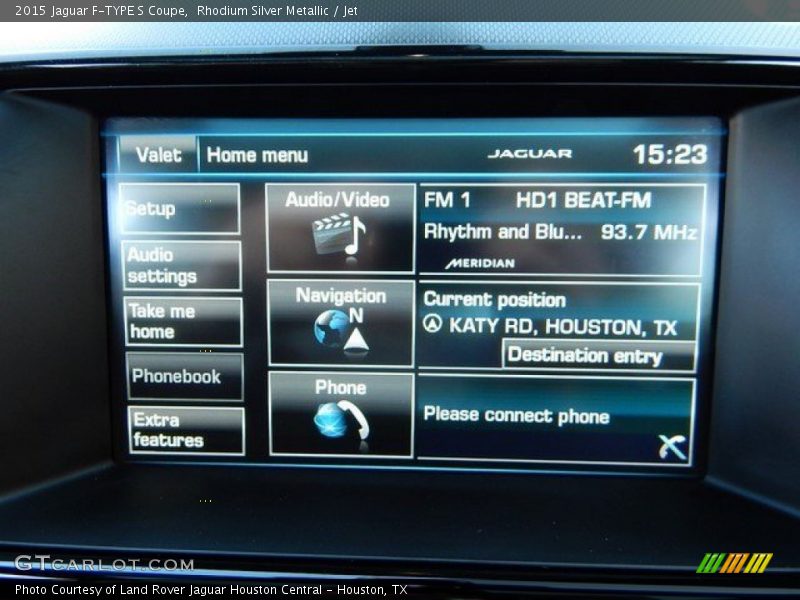 Rhodium Silver Metallic / Jet 2015 Jaguar F-TYPE S Coupe