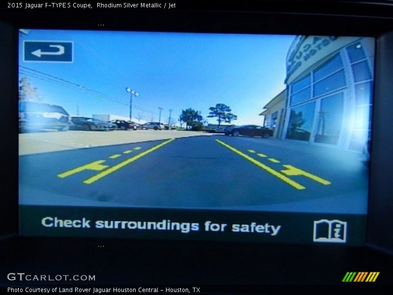 Rhodium Silver Metallic / Jet 2015 Jaguar F-TYPE S Coupe