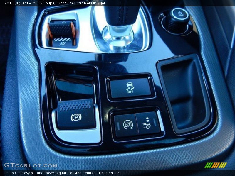 Rhodium Silver Metallic / Jet 2015 Jaguar F-TYPE S Coupe