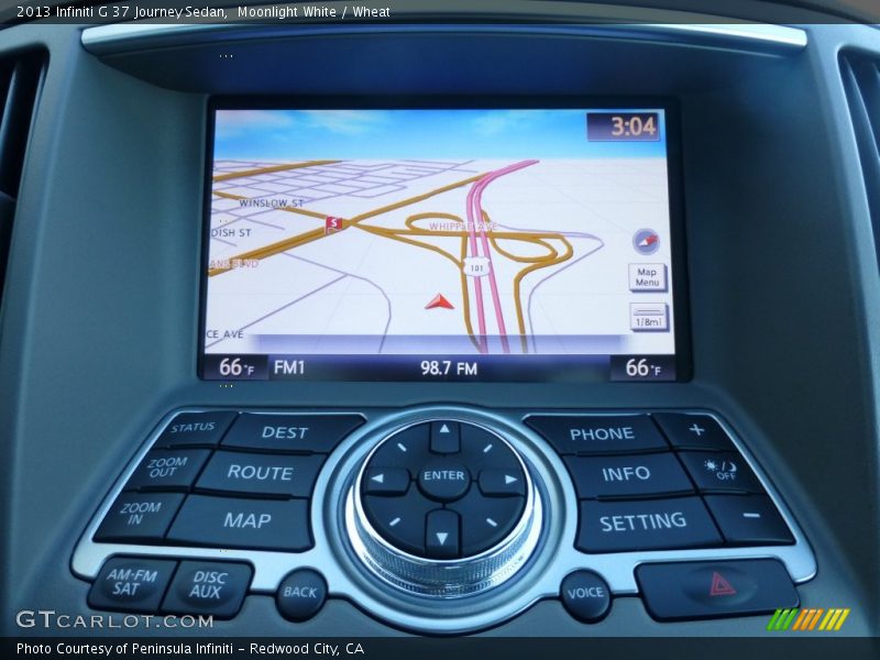 Moonlight White / Wheat 2013 Infiniti G 37 Journey Sedan