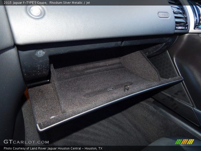 Rhodium Silver Metallic / Jet 2015 Jaguar F-TYPE S Coupe