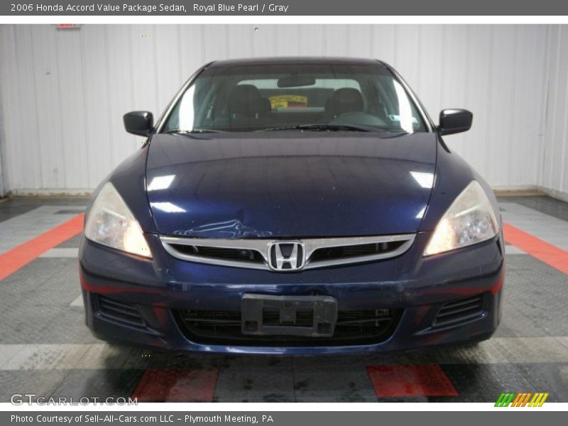 Royal Blue Pearl / Gray 2006 Honda Accord Value Package Sedan