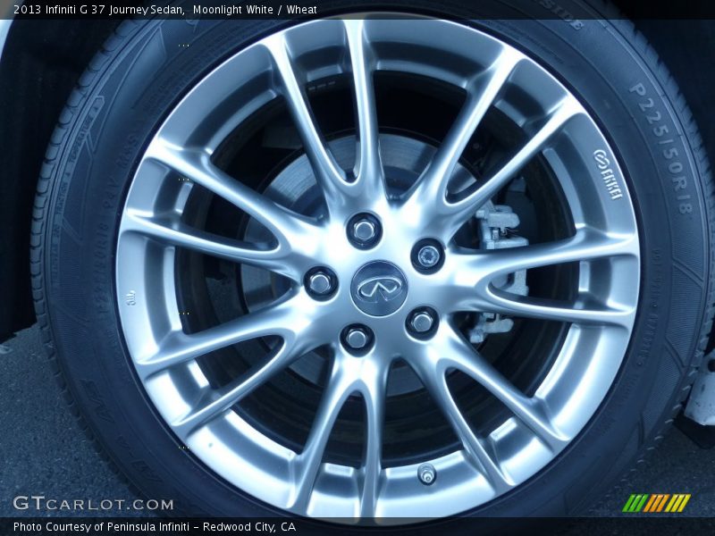 Moonlight White / Wheat 2013 Infiniti G 37 Journey Sedan