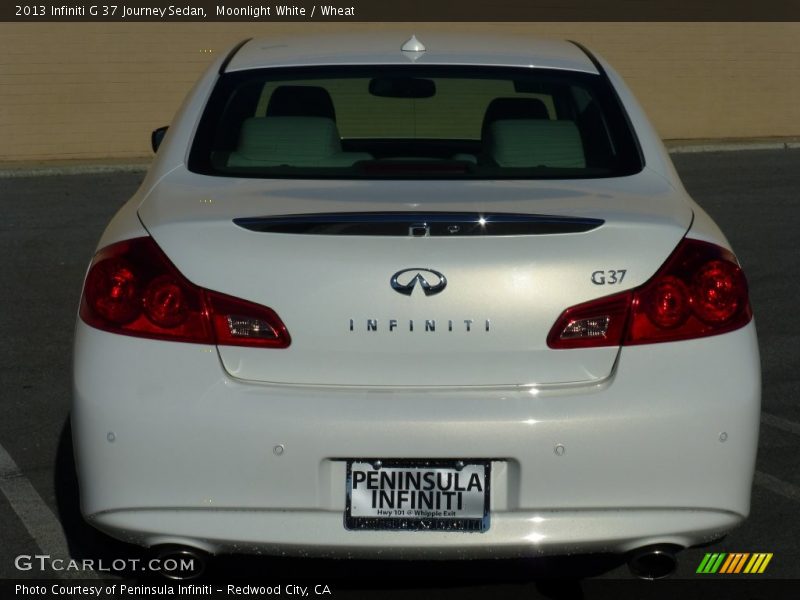 Moonlight White / Wheat 2013 Infiniti G 37 Journey Sedan