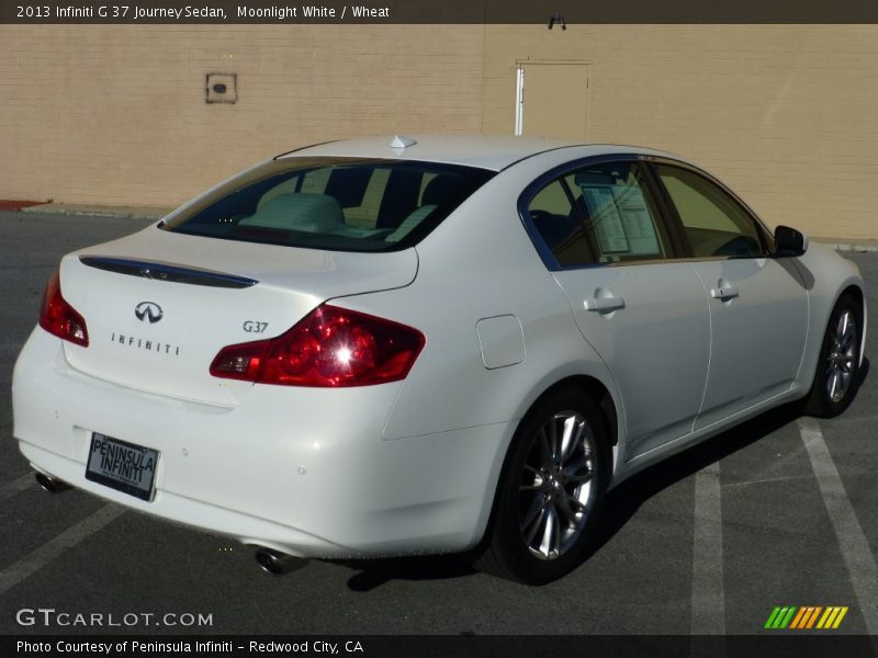 Moonlight White / Wheat 2013 Infiniti G 37 Journey Sedan