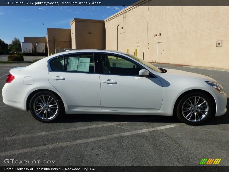 Moonlight White / Wheat 2013 Infiniti G 37 Journey Sedan