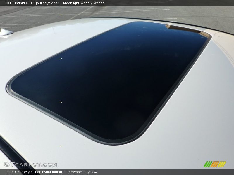 Moonlight White / Wheat 2013 Infiniti G 37 Journey Sedan