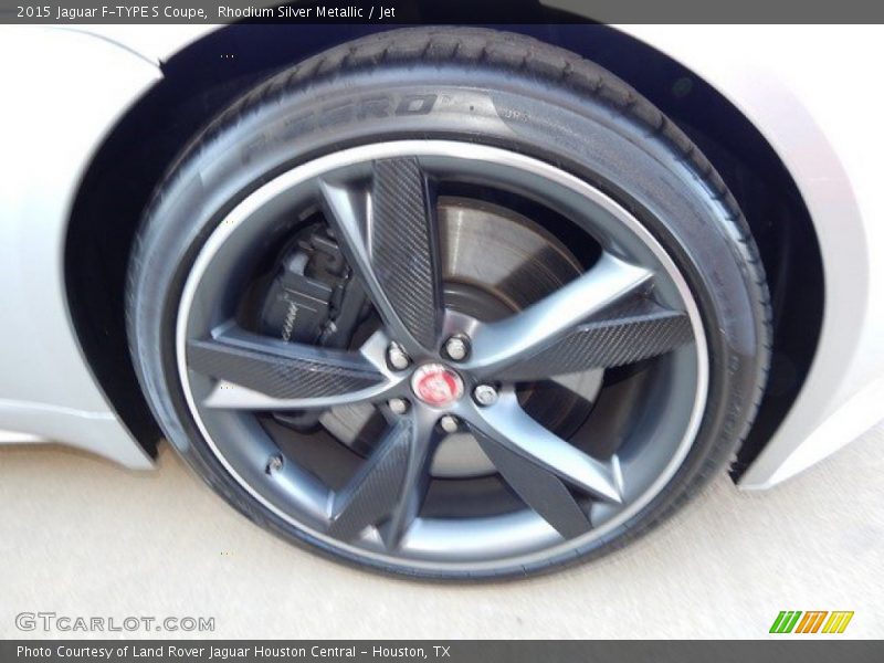 Rhodium Silver Metallic / Jet 2015 Jaguar F-TYPE S Coupe