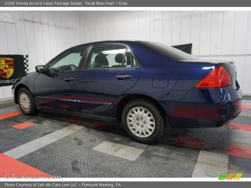 Royal Blue Pearl / Gray 2006 Honda Accord Value Package Sedan